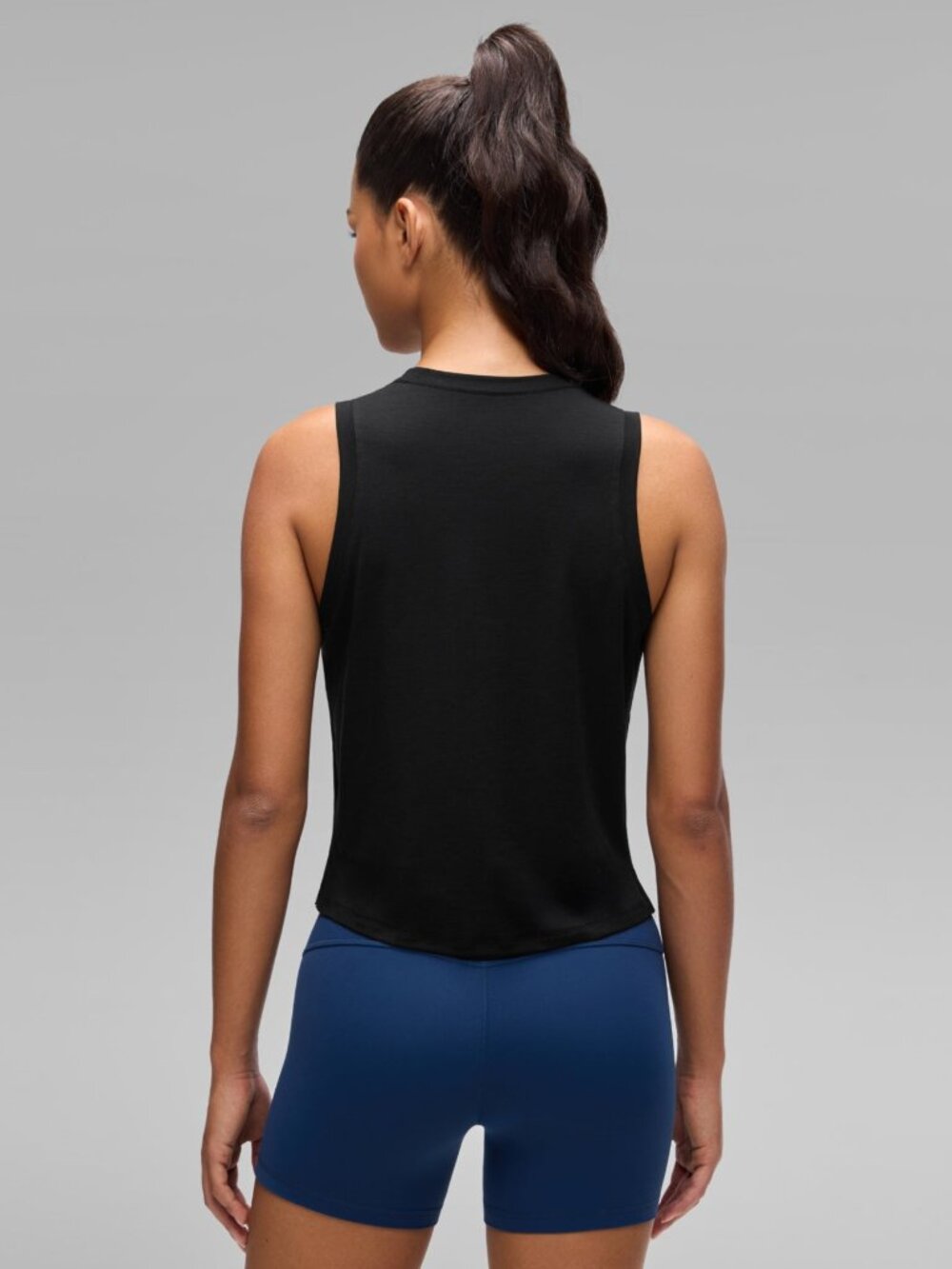 Quick Dry Crop Racerback Tank - Picture 2 of 4